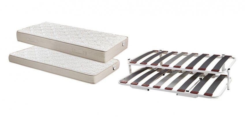 Pack de Cama Nido Blanca de Relax y colchones juveniles Estrella